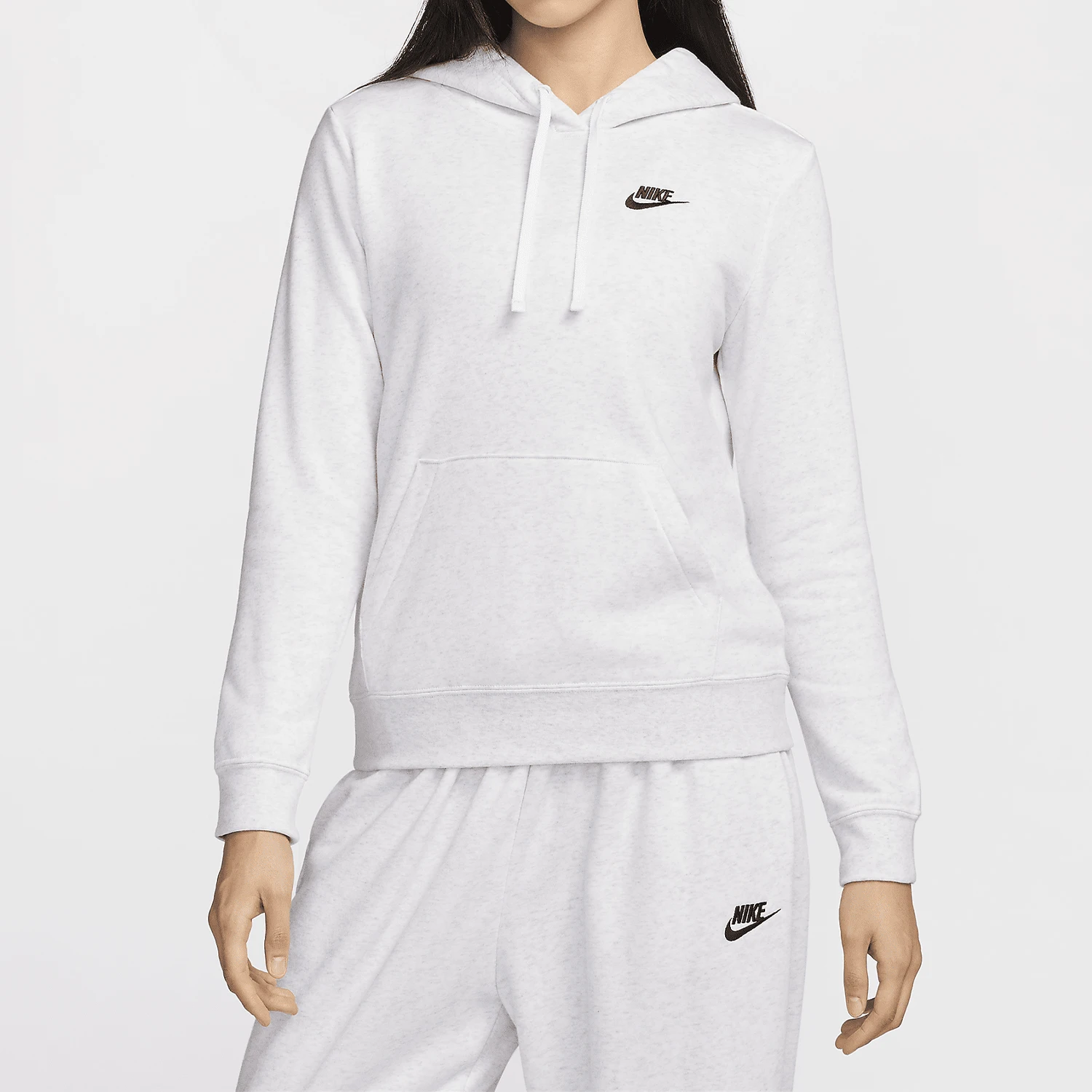 

Оригинальный новый женский тонкий флисовый пуловер с капюшоном Nike DQ5794-051