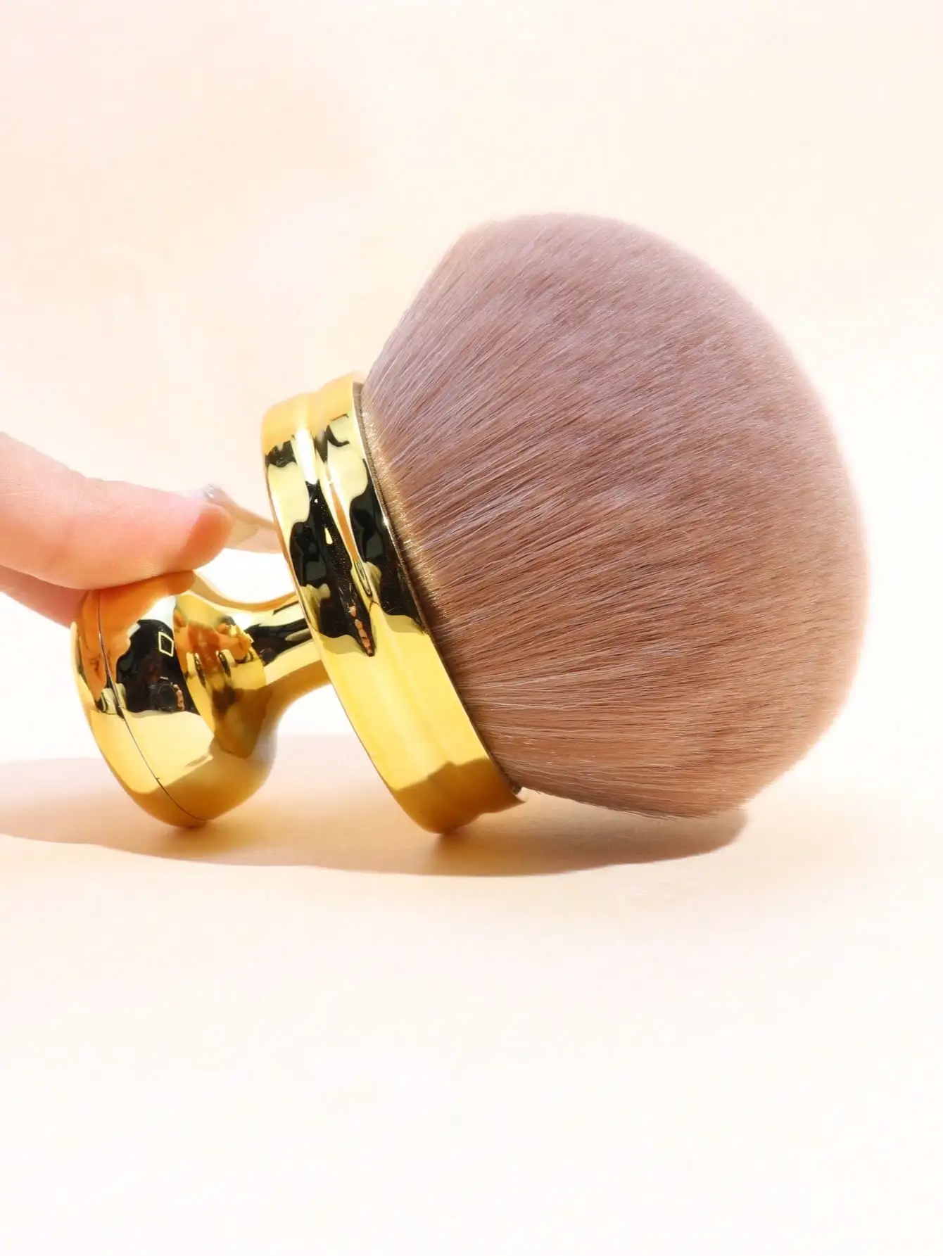1 Stück extra großer Make-up-Pinsel für loses Puder, tragbarer, weicher, multifunktionaler Rouge-Pinsel, Körperpinsel, Nagelkunst-Staubpinsel – Detail 6