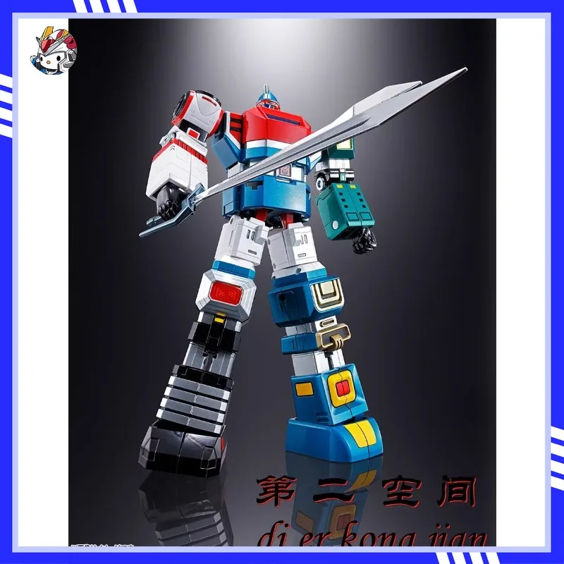 

In Stock Bandai Super Alloy Soul Six Gods Combination Thunder King GODMARS Reprint GX-40R Action Doll Collection Gifts
