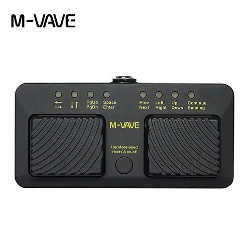 M-VAVE Cube Turner Pro inalámbrico Bluetooth página Turner Pedal silencioso USB recargable para iPad iPhone tableta teléfono inteligente