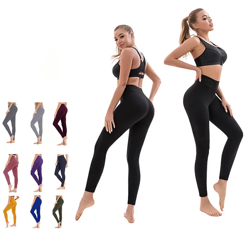 Seamless Pants Women Leggings Shapewear High Waist High Elastic Slimming Workout Plus Size Women Scrunch Tights