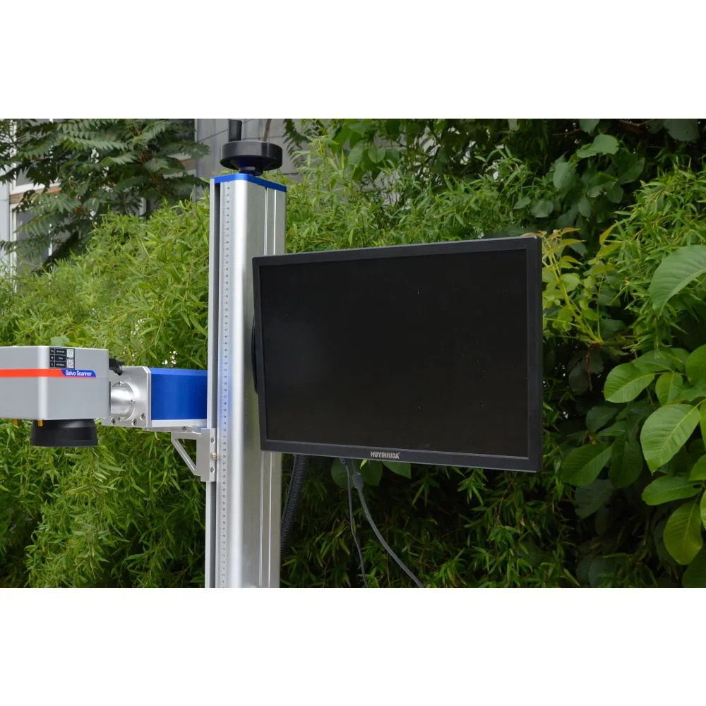 Rotary Fiber Laser Marking Machine 20W 30W 50W 60W 100W with Raycus for Metal