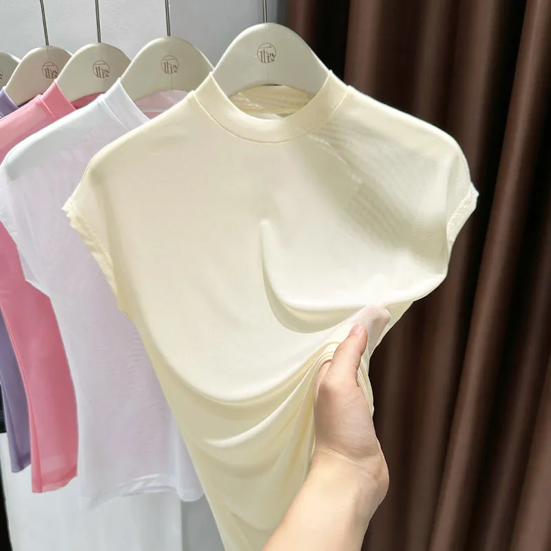 camiseta-de-seda-gelada-com-gola-meio-alta-e-manga-curta-malha-fina-simples-camiseta-base-para-uso-interno-novo-estilo-de