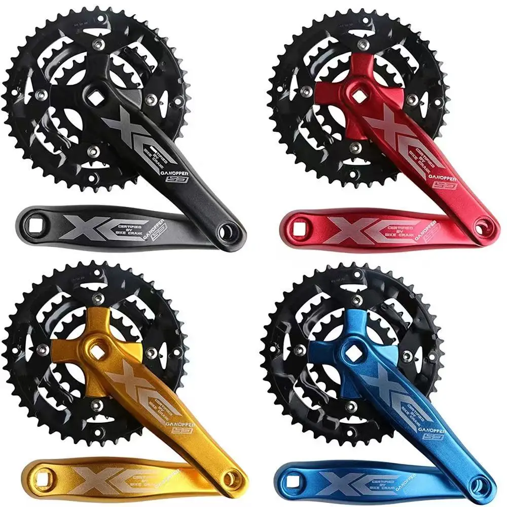 

MTB Square Hole Crank Tooth Plate Aluminum Alloy Material Compatible With 8/9/10/11 Variable Speed BCD64/110mm22/32/44T