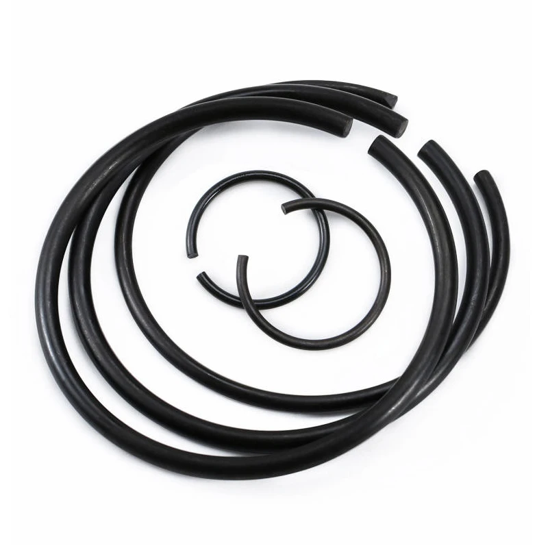 M4-M140 Black Steel Retaining Rings – Internal/External Circlips, C‑Clips for Bearing Housings