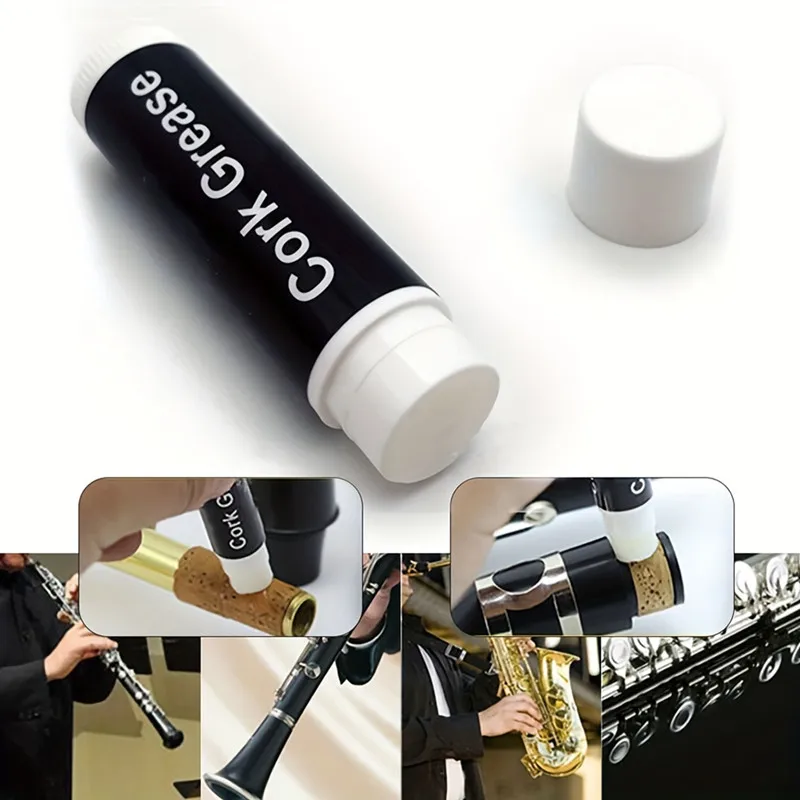 2/4 pçs graxa de cortiça para clarinete saxofone oboé flauta instrumento peças lubrificante de alta qualidade para rolhas e flauta headjoints