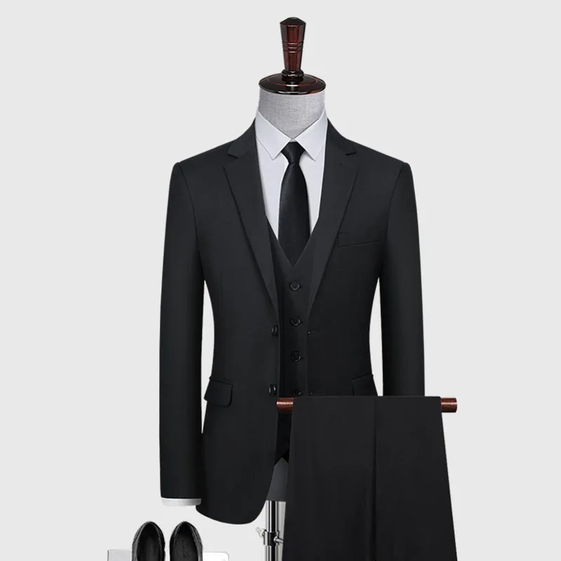 

Men's Business Suit suit Civil Servant Interview Suit College Student Graduation Photo Business Suit Formal Wedding Dress