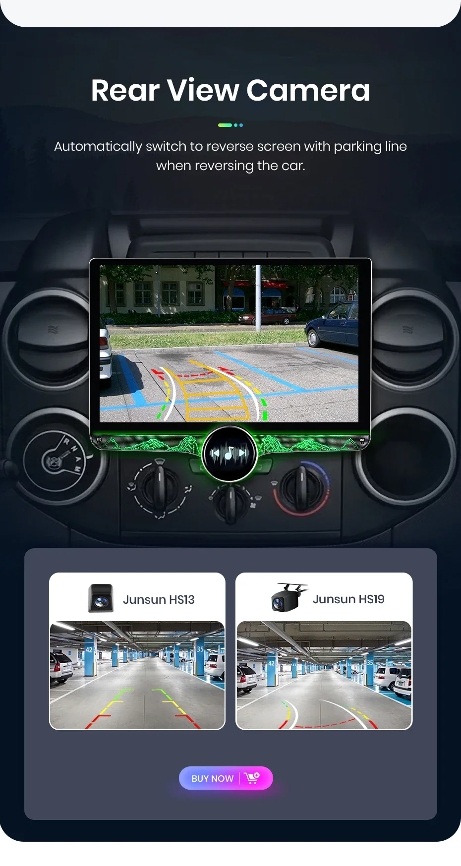 Junsun 11.5 "qled 2k drahtloses Carplay für Apple Autoradio Android 13 Auto für Berlingo B9 Peugeot Partner 2014-2018 Multimedia – Detail 21