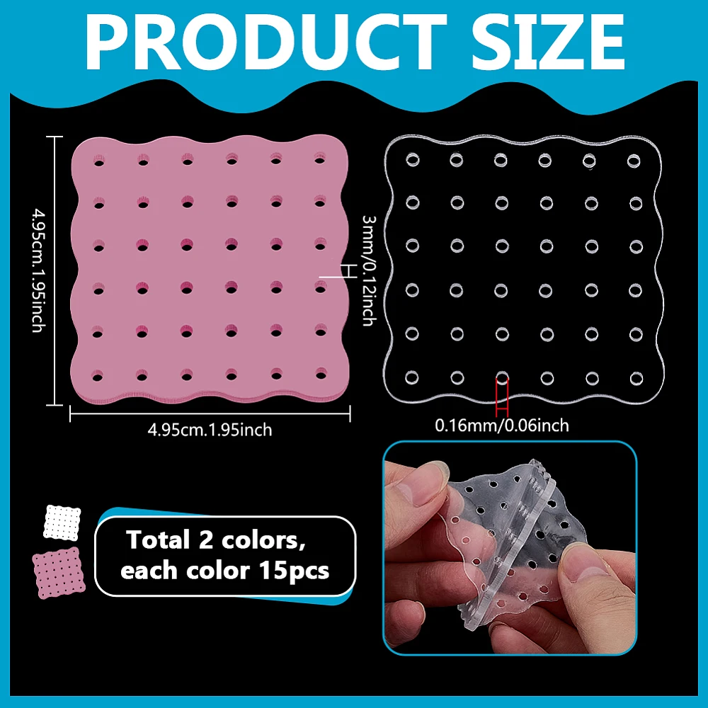 30pcs Acrylic Earring Display Cards 2