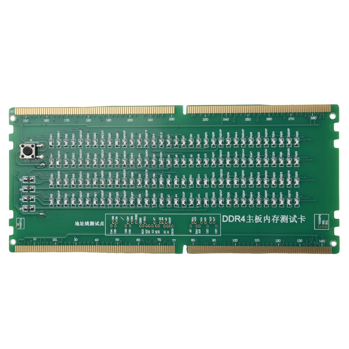 

DDR4 Test Card RAM Memory Slot Out LED Desktop Motherboard Repair Analyzer Tester