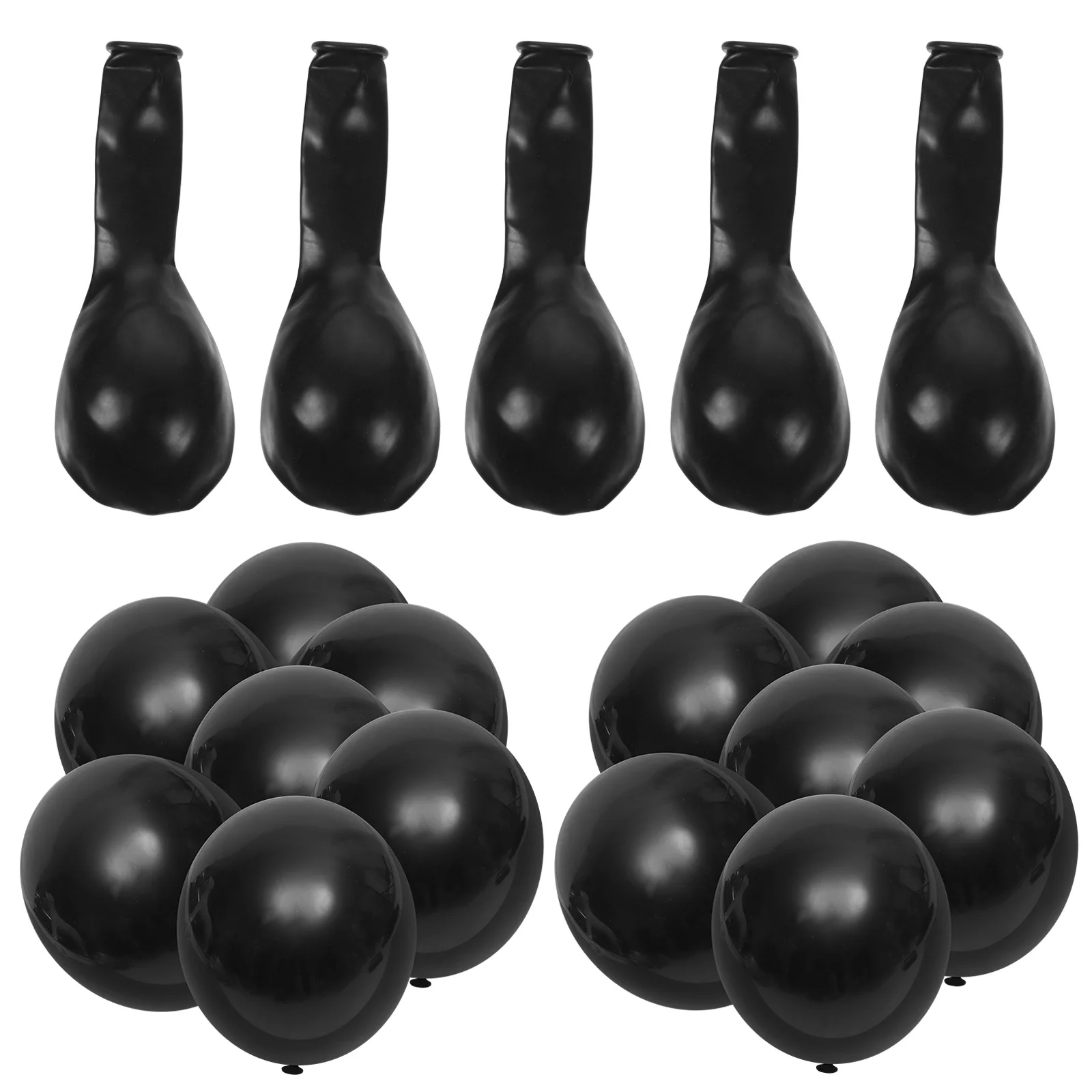 

100Pcs Black Latex Balloons Party Supplies Wedding Birthday Graduation Festival Decorations Balloon Arch Black Balloons