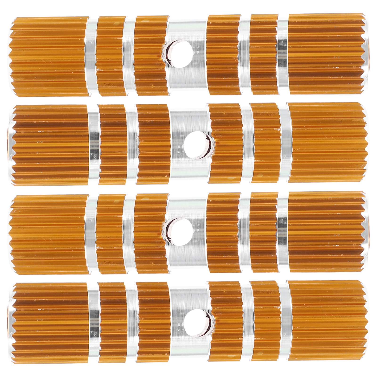 

2Pair Bike Peg Stunt Aluminum Alloy Seat Axle High Hardness Quick Install Stunt Pedals Mountain Bicycle Footpeg Golden