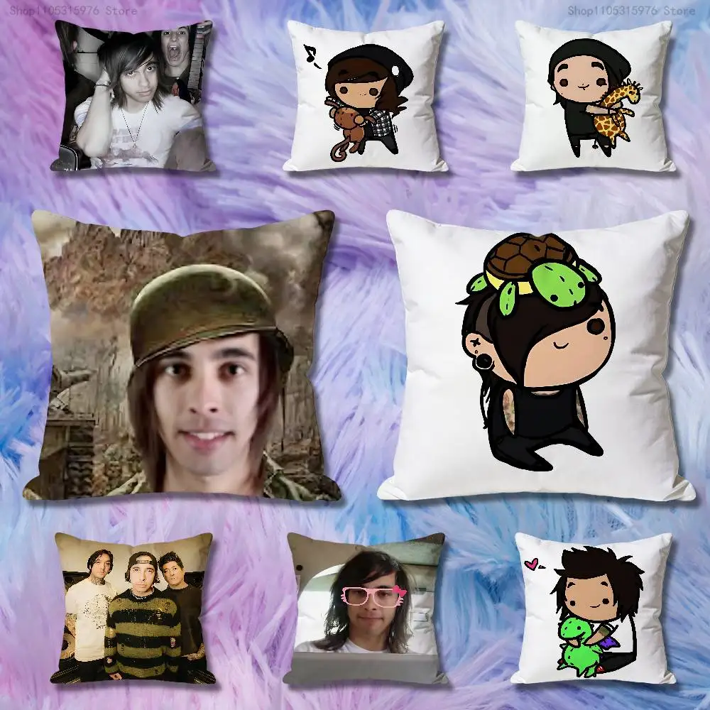 

Pop Rock P-Pierce The V-Veil Anime Celebrity Merchandise All-Match Printed Pillow Case Sofa Car Office Room Decoration Protector