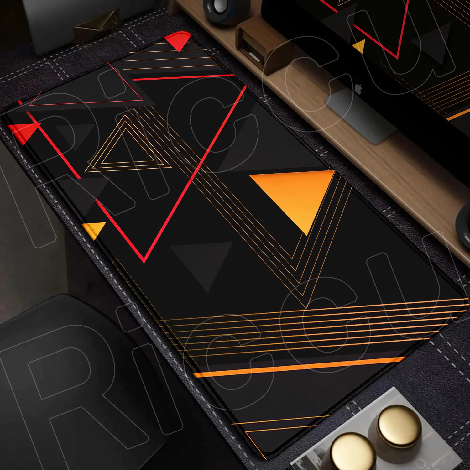 

HD printing Colorful triangle Mouse Pad Large 90x40cm MousePad XXL Rubber Desk Mat Gamer Gaming PC Accessories Expand Desk Pads