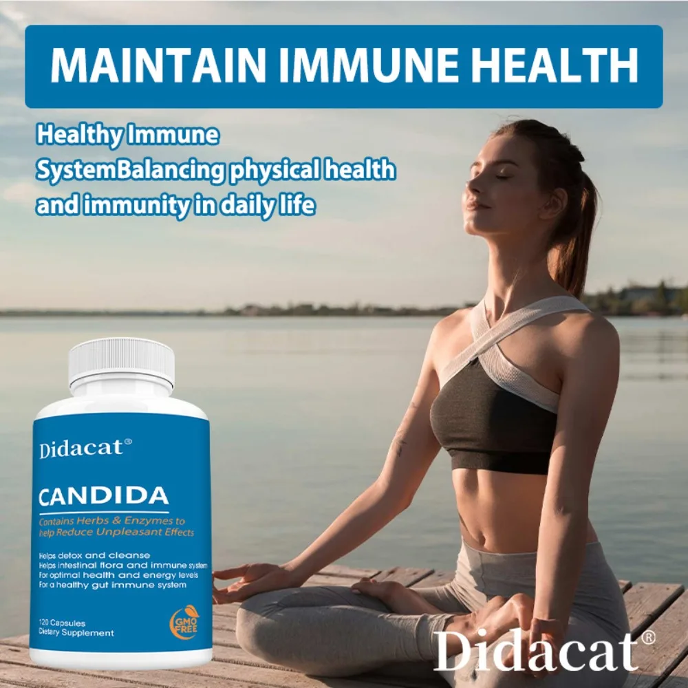 Digestive Support with Herbs and Enzymes - Detox and Cleanse, Intestinal Flora and Immune System, Gut Health