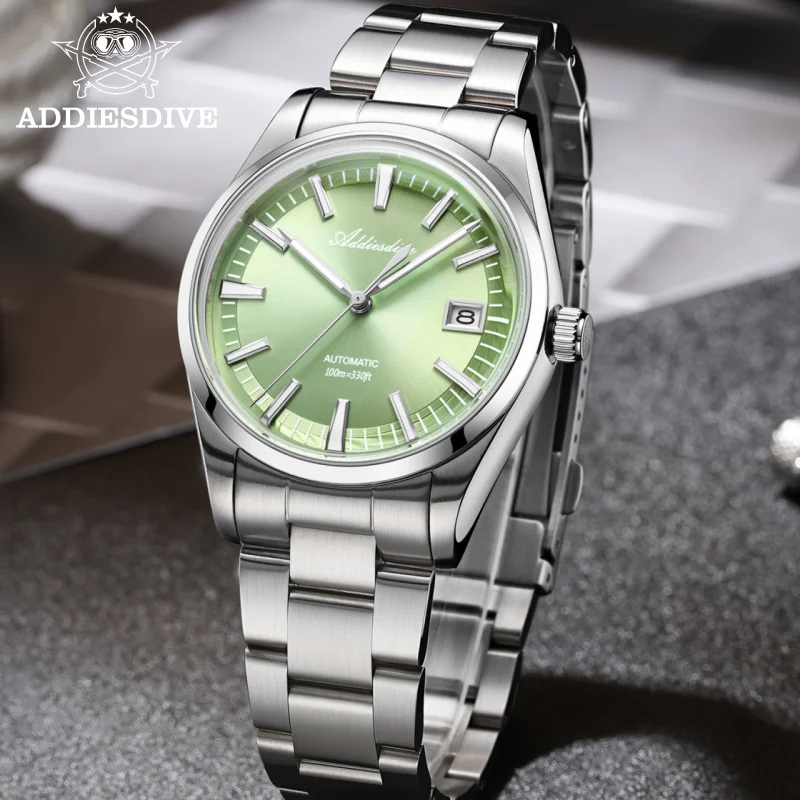

ADDIESDIVE 39mm Man Luxury Watch BGW9 Super Luminous Bubble Mirror Glass 100m Waterproof Japan NH35A Automatic Mechanical Watch