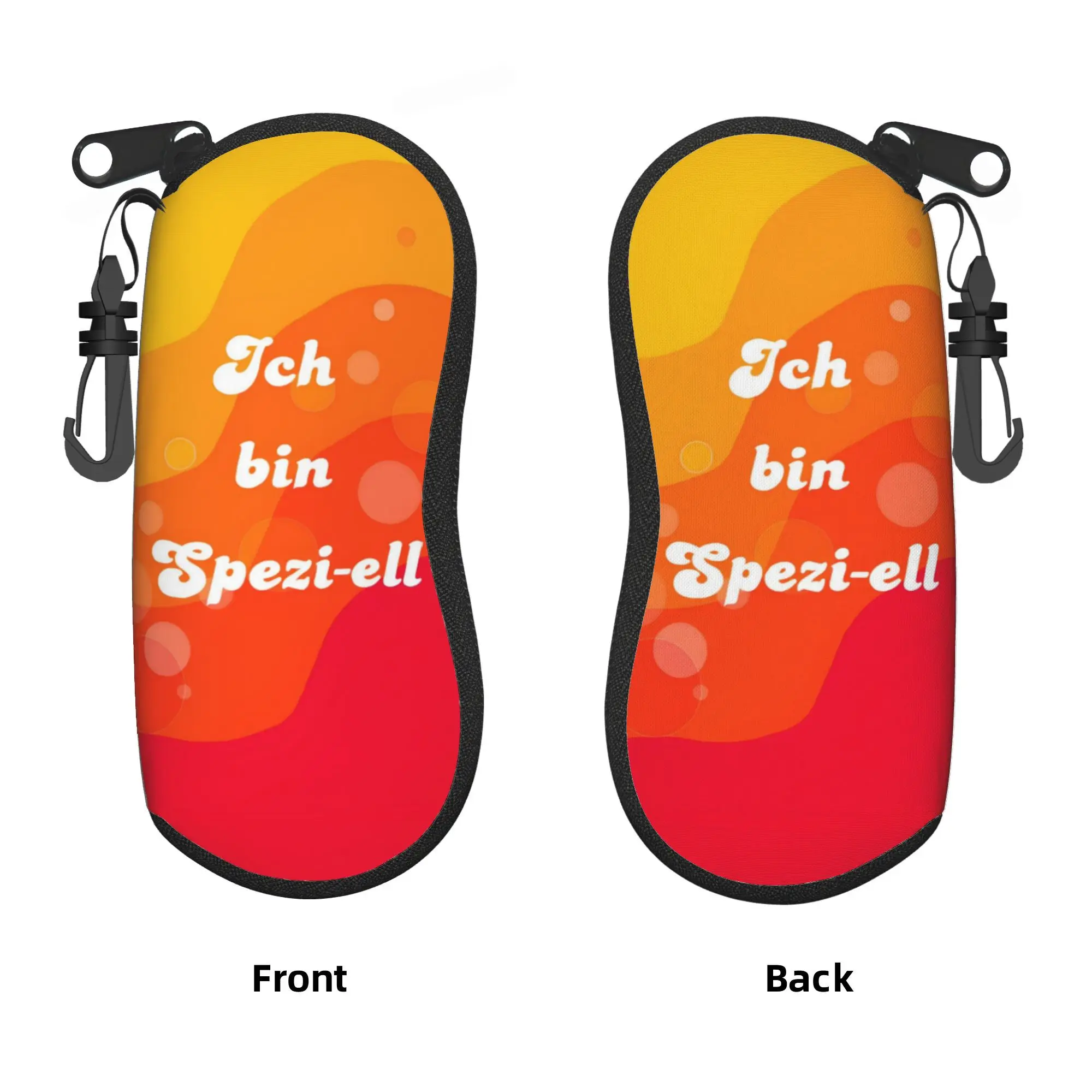 

Custom S-Spezies Orange Juice Shell Eyeglasses Case Women Men Fashion Glasses Case Sunglasses Box Pouch