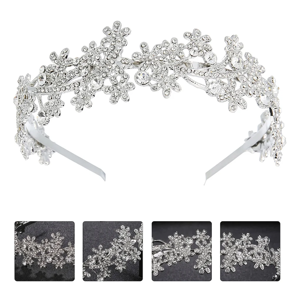 

1 шт., повязка для волос со стразами, изысканное качество изготовления, высокая прочность, материал, женское украшение для головы для различных причесок, мероприятий