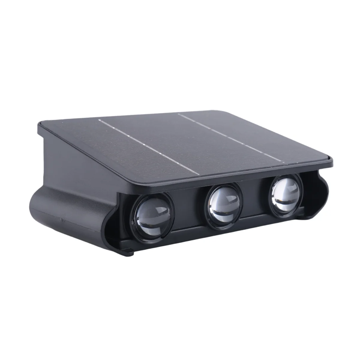 ABZV-Solar Wall Light Outdoor Up-Down Lighting LED Lamp Solar Wall Washing Lights for Courtyard Garden 6 Light