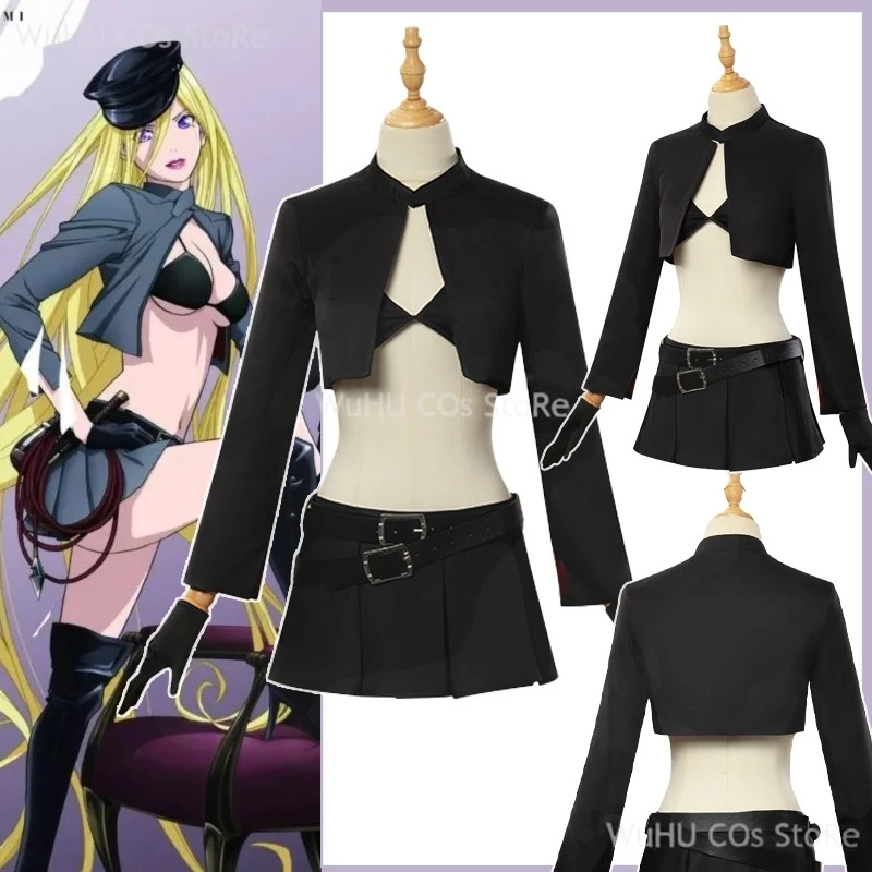 Bishamonten Cosplay Anime Noragami Cosplay Costume Women Dress Cosplay Bishamonten Cosplay Balck Dress Suit ARAGOTO Halloween