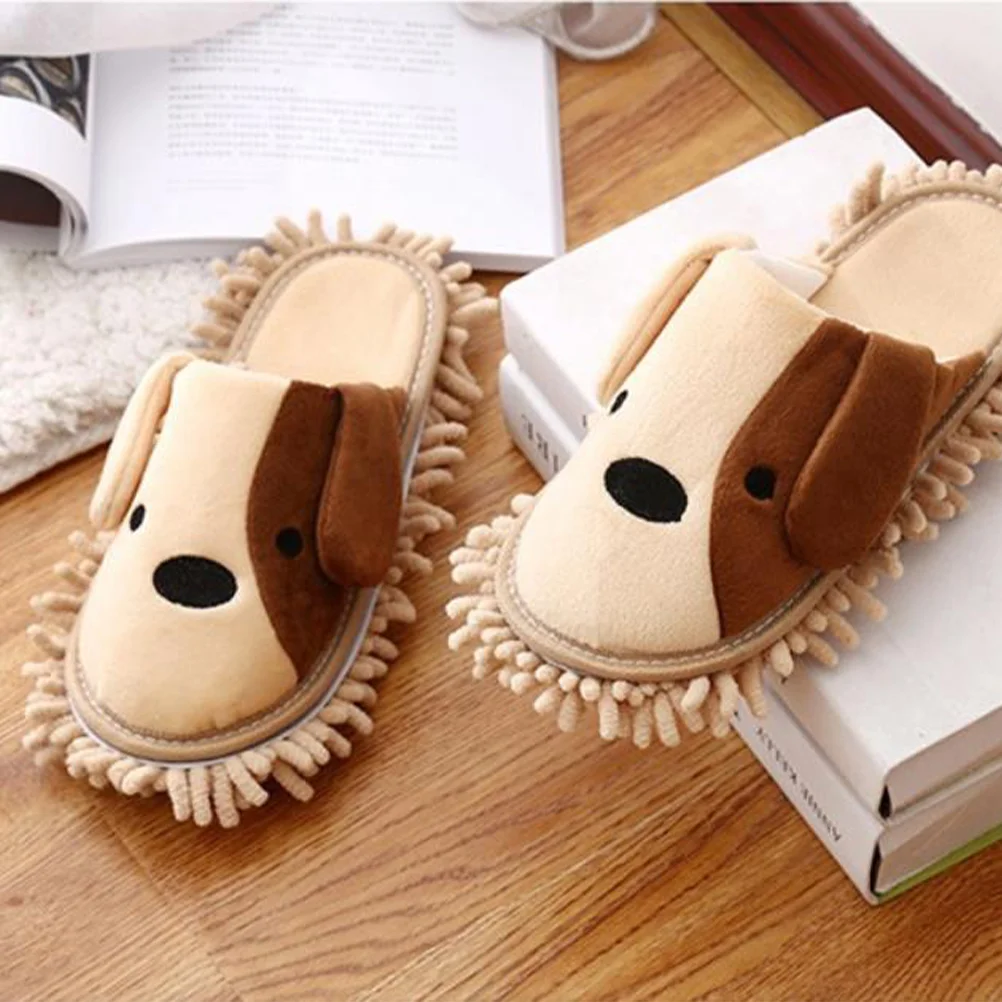 Floor Miss Man Cleaner Dress Sandals for Women Womens House Slippers Ladies Socks Cleaning Mop