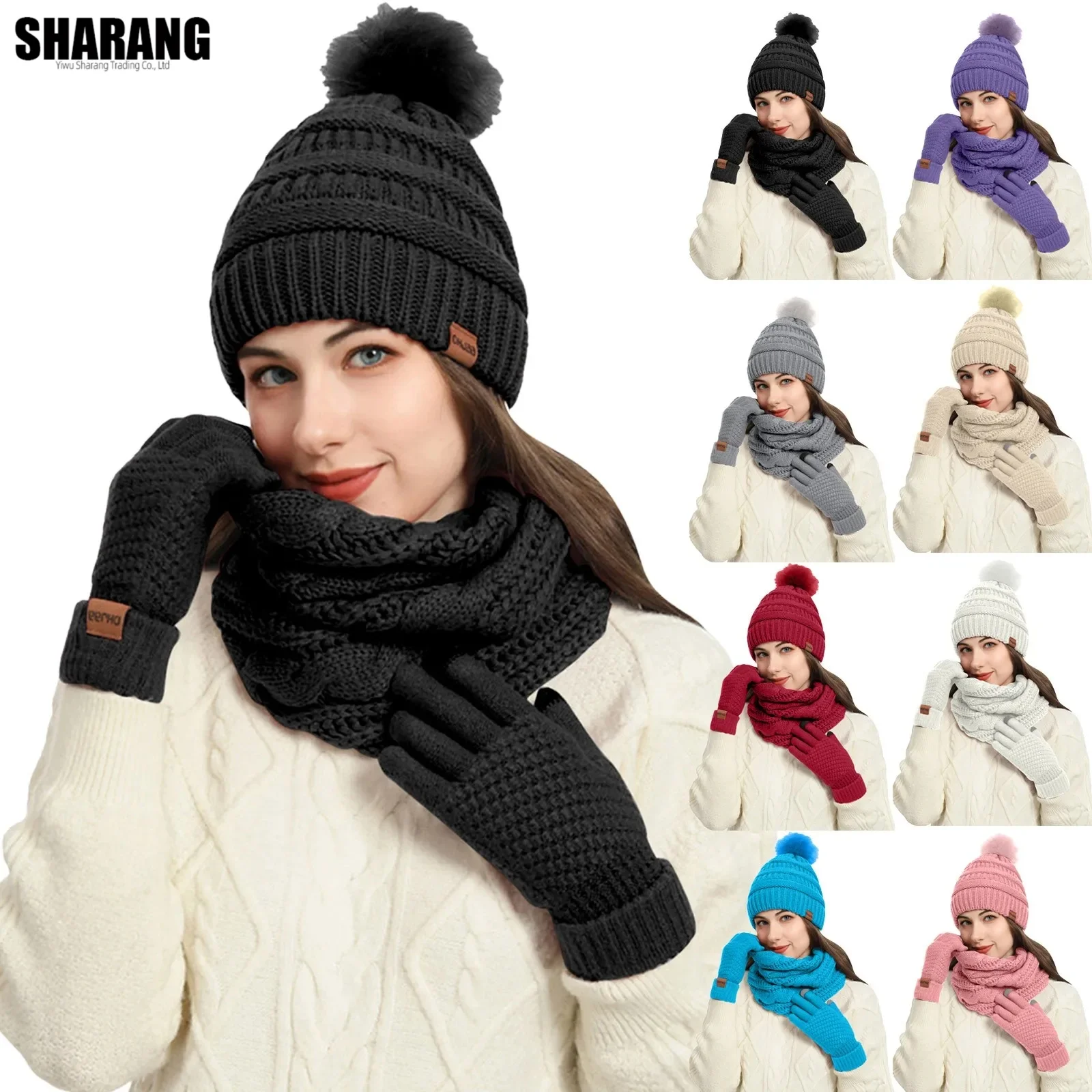4-pcs-set-feminino-inverno-chapeu-cachecol-luvas-bola-de-pele-do-falso-adolescente-meninas-gorro-de-malha-pescoco-mais-quente-terno-orelhas-quentes-mulher-bone-conjunto