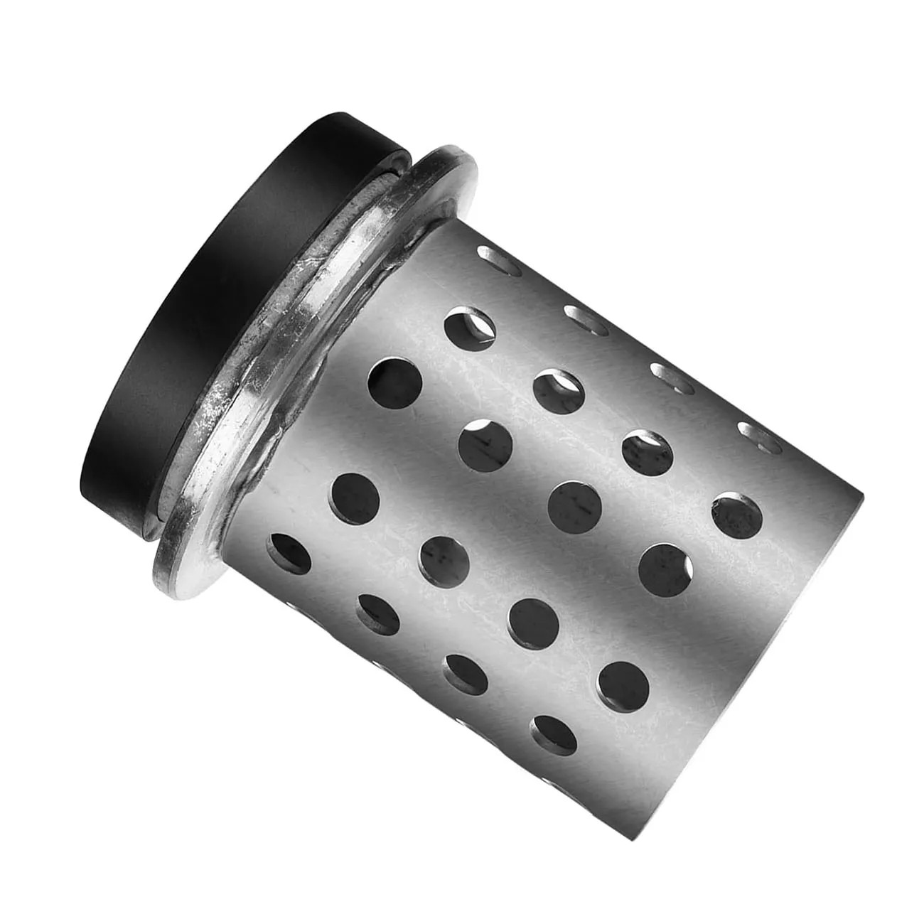 Diameter 4 inches Vacuum Flask for Casting - 304 Stainless Steel, Perforated, Rubber Base, Various Sizes