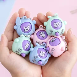 5/10/20pcs Mini Fair Finger-guessing Game Rock Paper Scissors Play Toy Egg Delicate Key Chain Pendant Children Fun Battle Game