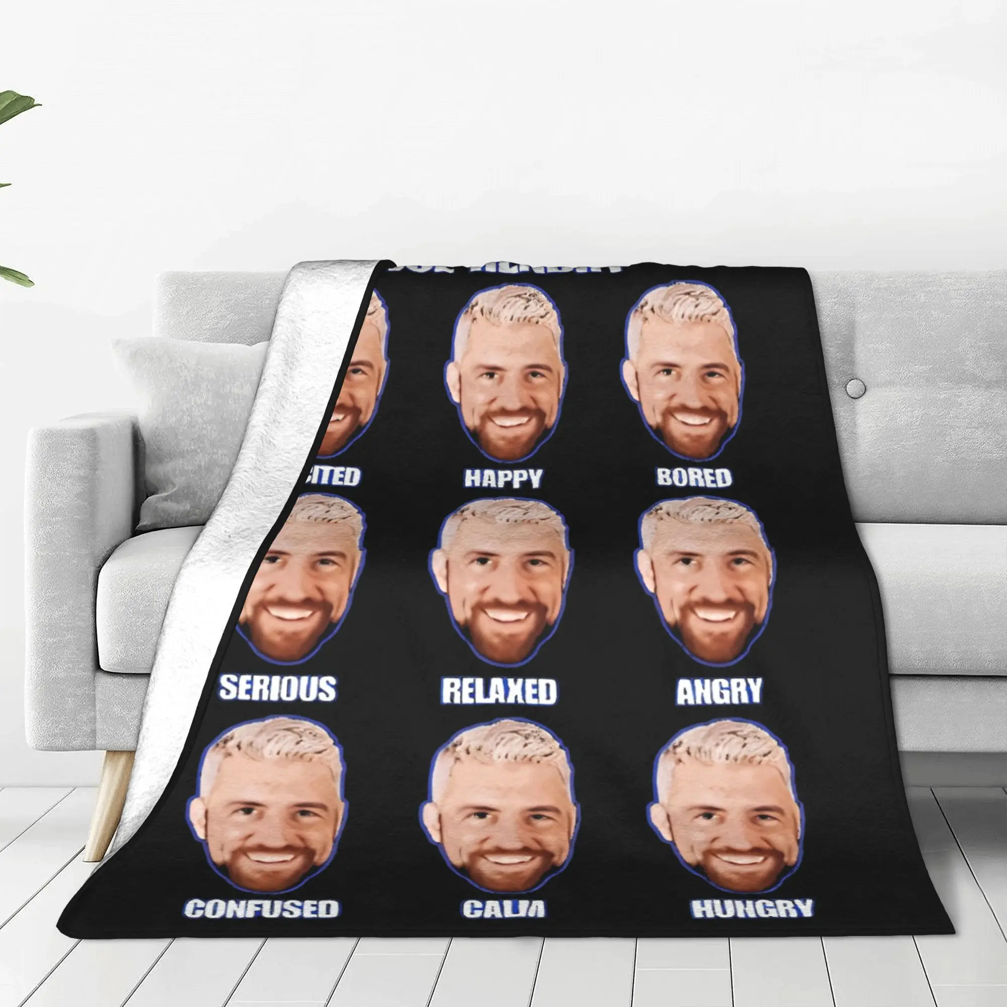 Super Soft Novelty I Believe In Joe Hendry Throw Blanket Premium Fleece Flannel Lightweight Bed Blanket Cozy Fluffy Blankets #2