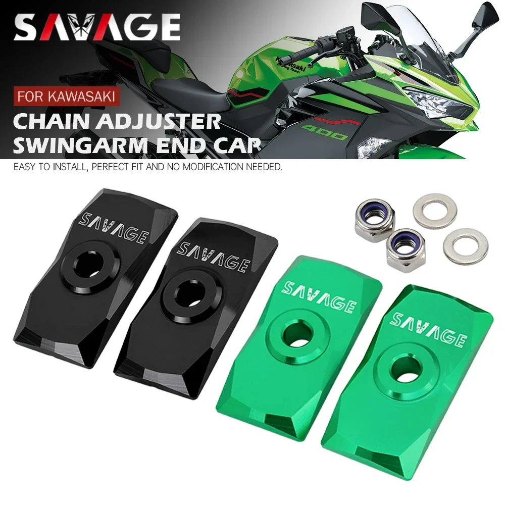 

Chain Adjuster Swingarm End Cap For KAWASAKI NINJA 400 300 250R 250SL Z400 Z250 Z300 VERSYS-X 300 250 Motorcycle Accessories