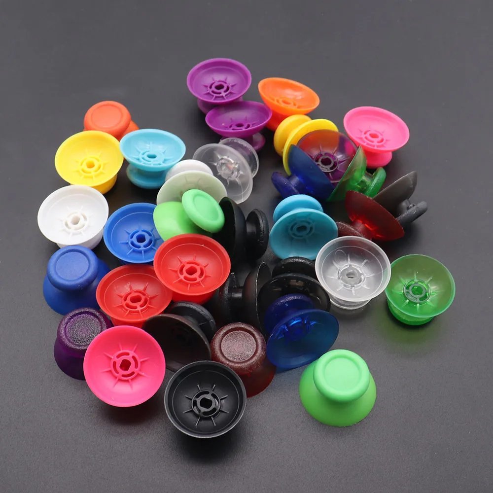 10PCS=5Pair 3D Analog Thumb stick Grip Cover Button Joystick Cap Replacement for PS4 Pro Controller Thumbstick Cap