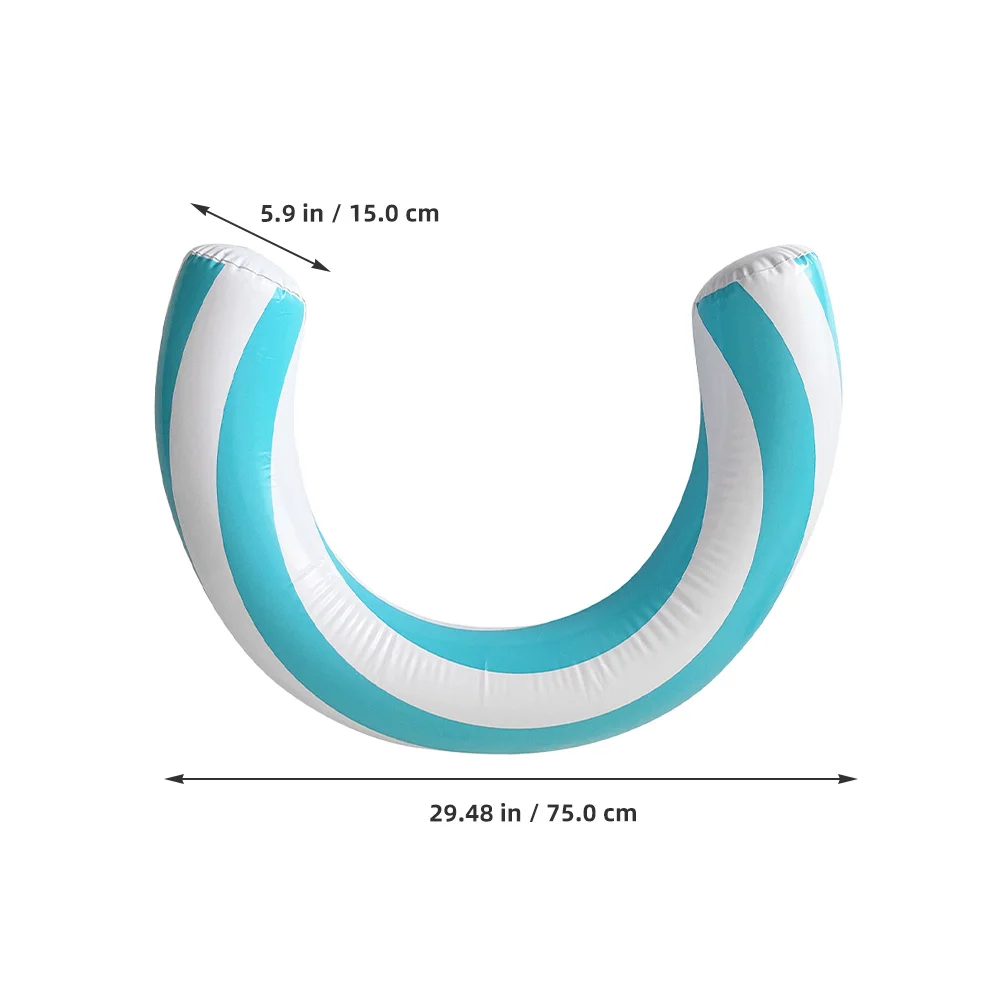 ห่วงยางว่ายน้ำพีวีซีแบบเป่าลมรูปโค้งสำหรับพักผ่อนในสระน้ำกลางแจ้งอเนกประสงค์สำหรับผู้ใหญ่สำหรับกิจกรรมสันทนาการทางน้ำในช่วงฤดูร้อน