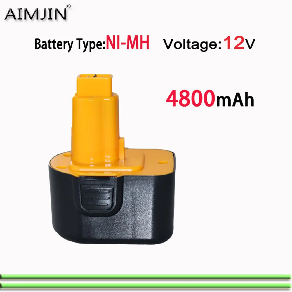 

12V 4800mAh Nickel–metal hydride battery is applicable to Dewei DE9071 DC9071 DE9074 DE9075 DE9501 DE9072 12V battery power tool