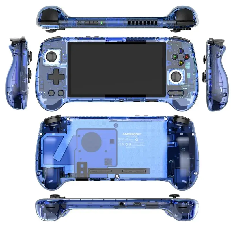 NEW ANBERNIC RG556 Oled open source game player Android 13 System 5.48 inch Six-Axis Gyroscope Sensor Handheld Game Console.