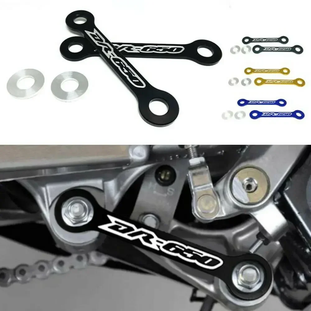 DR650 LOGO 3D Rear Suspension Lowering Link Kit For SUZUKI DR 650SE 1996-2019 DR650SE