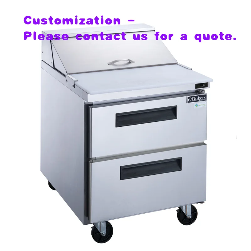 

custom.Commercial Bubble Milk Tea Workbench Preparation Table with Refrigerator Factory Price Hotel Fast Food Restaurant