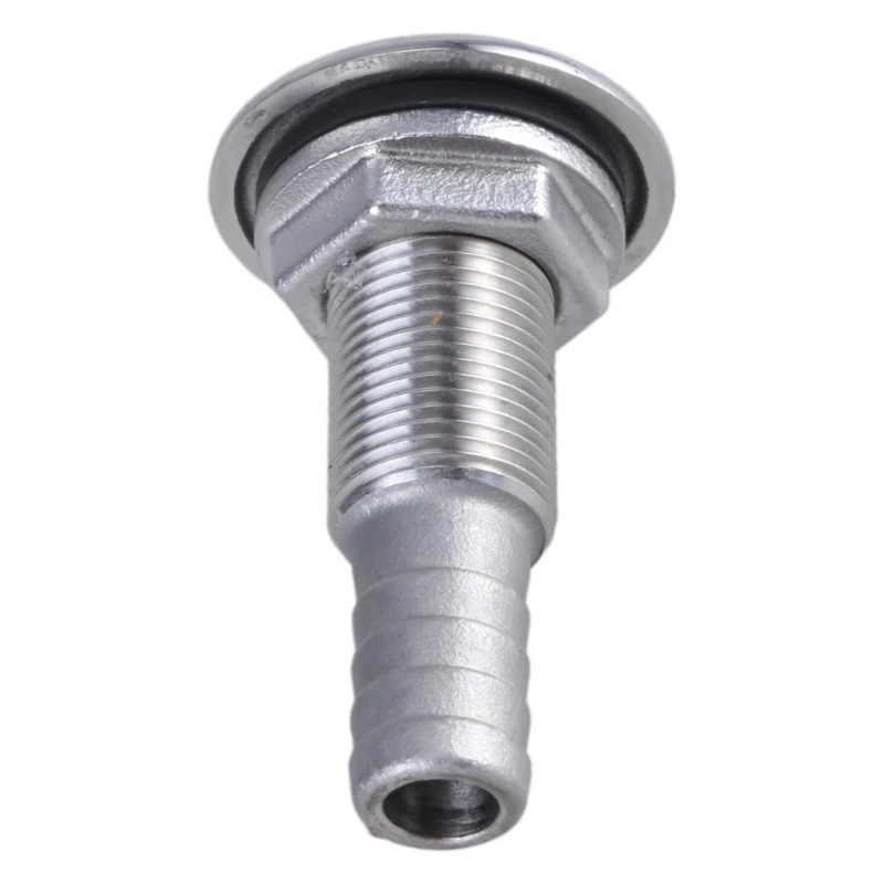 Boat Marine Drain Vent Yacht Water Outlet Port Bilge Drain Vent 316 Stainless Thru-Hull Valve Fitting 1 3/4 3/8 1/2Inch