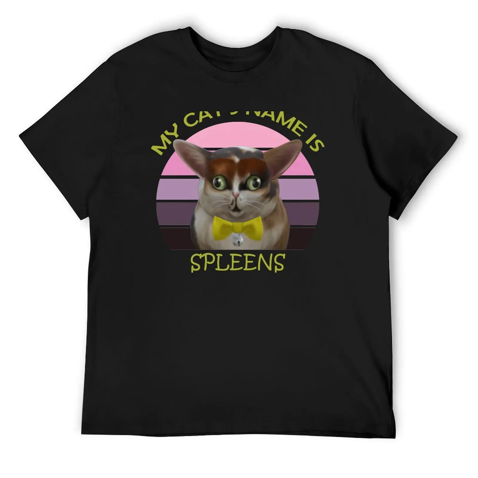 My cat's name is spleens T-Shirt graphic shirts customizeds oversizeds tees mens graphic t-shirts pack