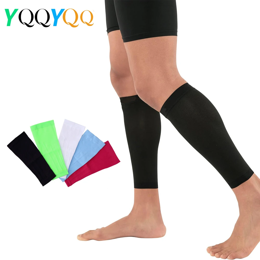 

1Pair Compression Calf Sleeves - Footless Compression Socks for Running,Cycling.Orthopedic Brace for Shin Splints,Varicose Veins