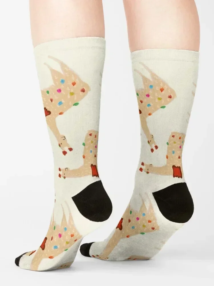 Argentinian Llama Socks anime new in's anti slip football Crossfit Socks Women Men's