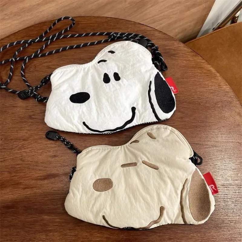 Cute Cartoon Snoopy Shoulder Bag Kawaii Dog Portable Mobile Phone Micro-Object Versatile Crossbody Bag Couple Girlfriend Gift