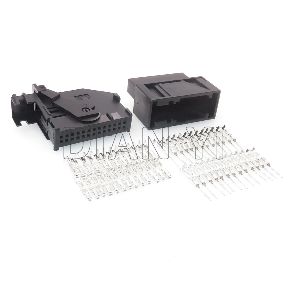 1 Set 26 cara Starter lampu depan Otomatis Plug Socket mobil alat navigasi soket pengontrol AFS modul konektor untuk VW