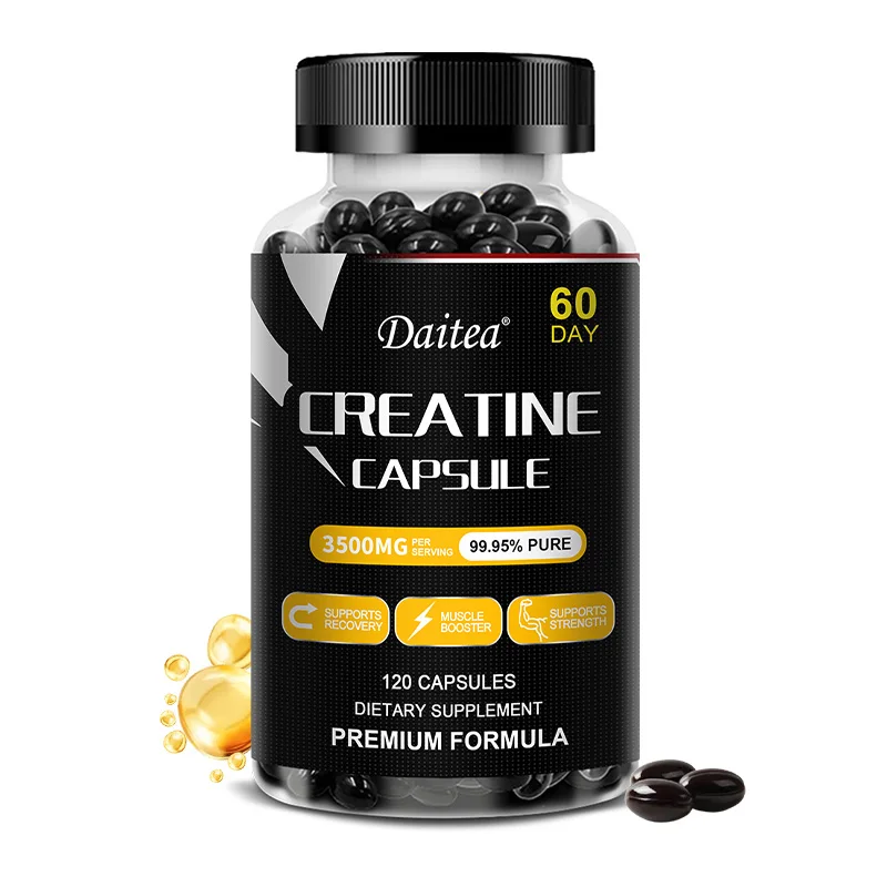 

Креатиновые капсулы — поддерживает энергию и выносливость, способствует росту мышц и спортивную производительность для предварительной или после тренировок.