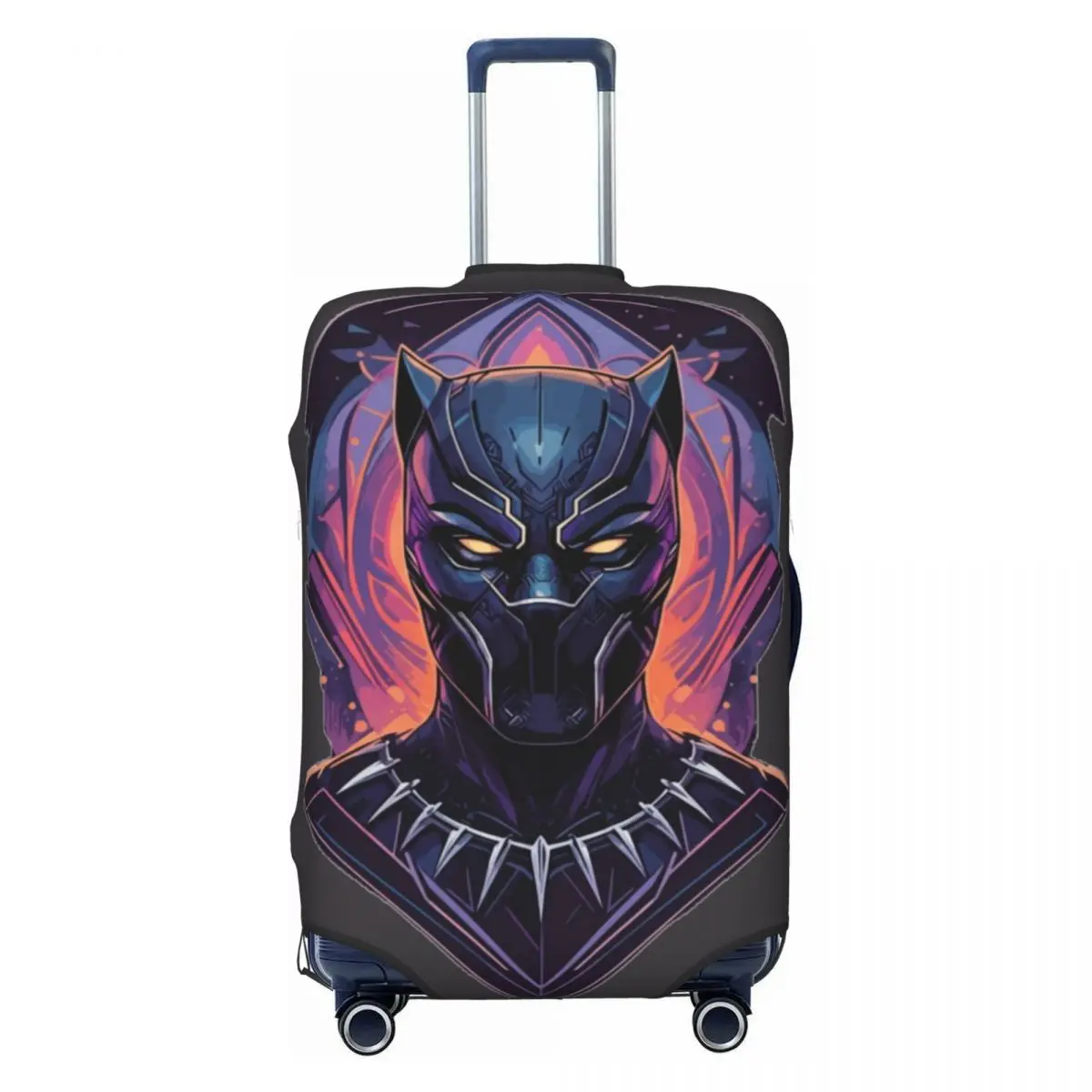 

Custom Blacks Panthers Movie Travel Luggage Cover Dust Proof Suitcase Cover Protector Fit 18-32 Inch