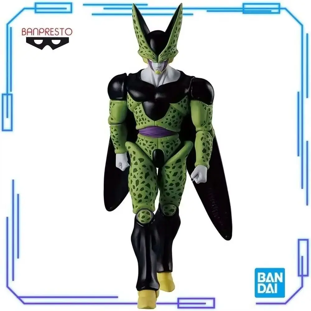 

In Stock Bandai Original Genuine Banpresto Anime Dragon Ball Z Solid Edge Works THE Departure Cell Seru 20cm Model Toy Figures