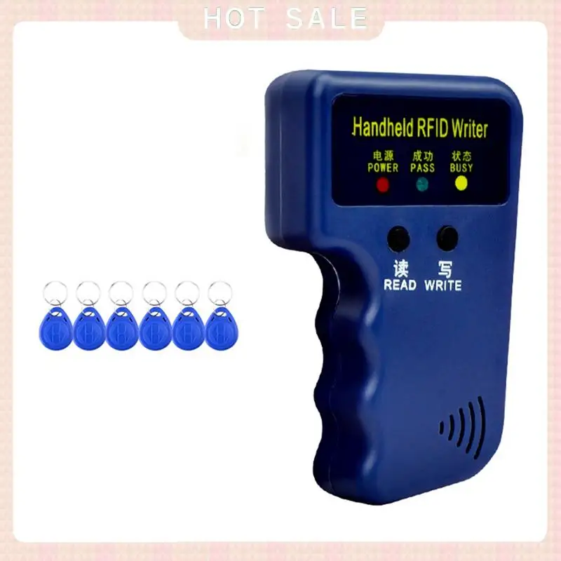 

24-Hour Delivery 125Khz RFID Card Reader +6 Keyfobs Kit Copier Writer Duplicator Programmer ID Card Copy EM4305 T5577 Each Writa