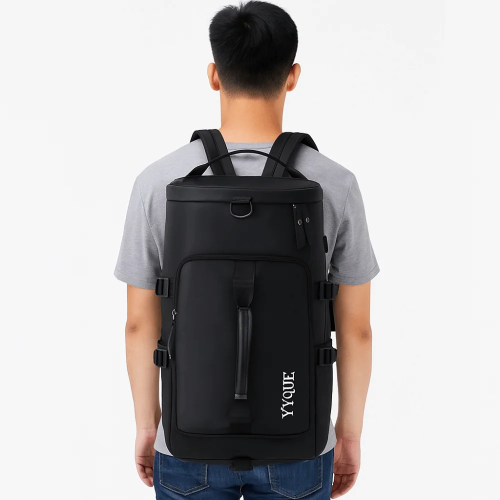 

Fashion Large Capacity Travel Backpack Lightweight Waterproof Sports Fitness Bag Leisure Gym Duffle Bag Streetwear