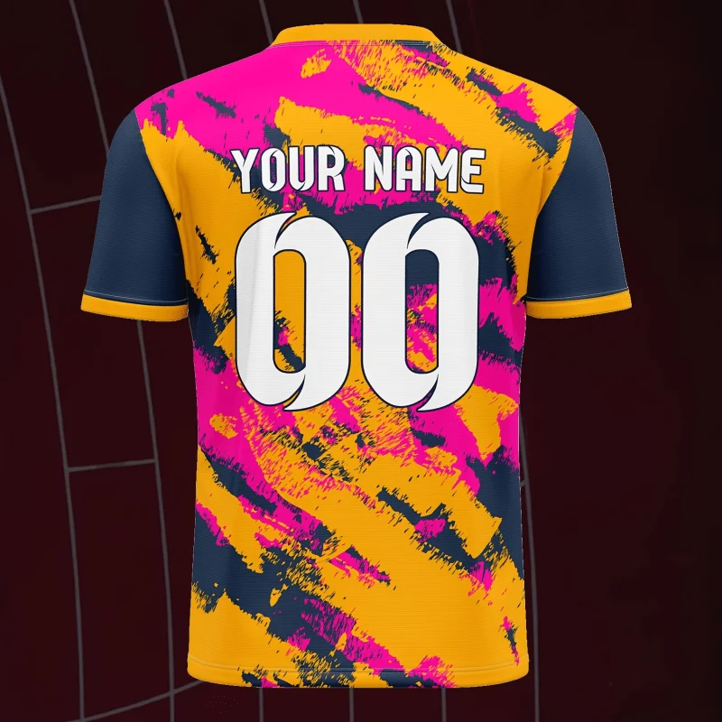 تي شيرت مخصص لتدريب كرة القدم برقبة على شكل حرف V للبالغين والمراهقين، مجموعات ملابس رياضية مخصصة لنادي الفريق والعائلة #3