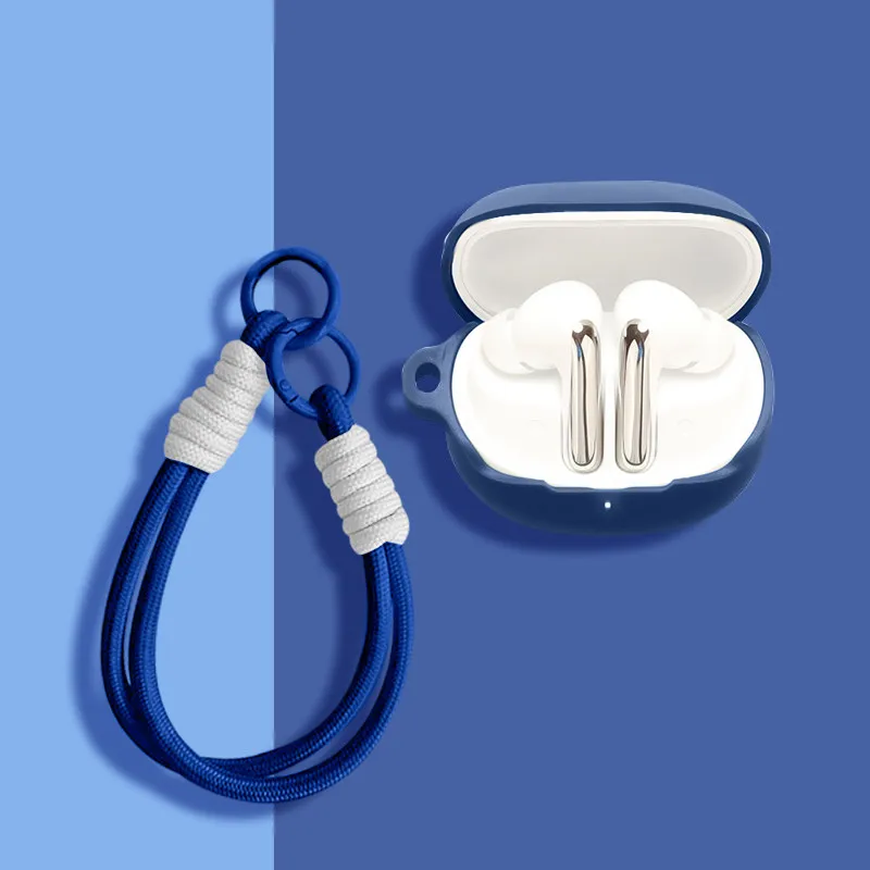 

Silicone Earphone Cover Case for QCY MeloBuds N20 Case Headset Protector N20 anti-fall Case With Hook