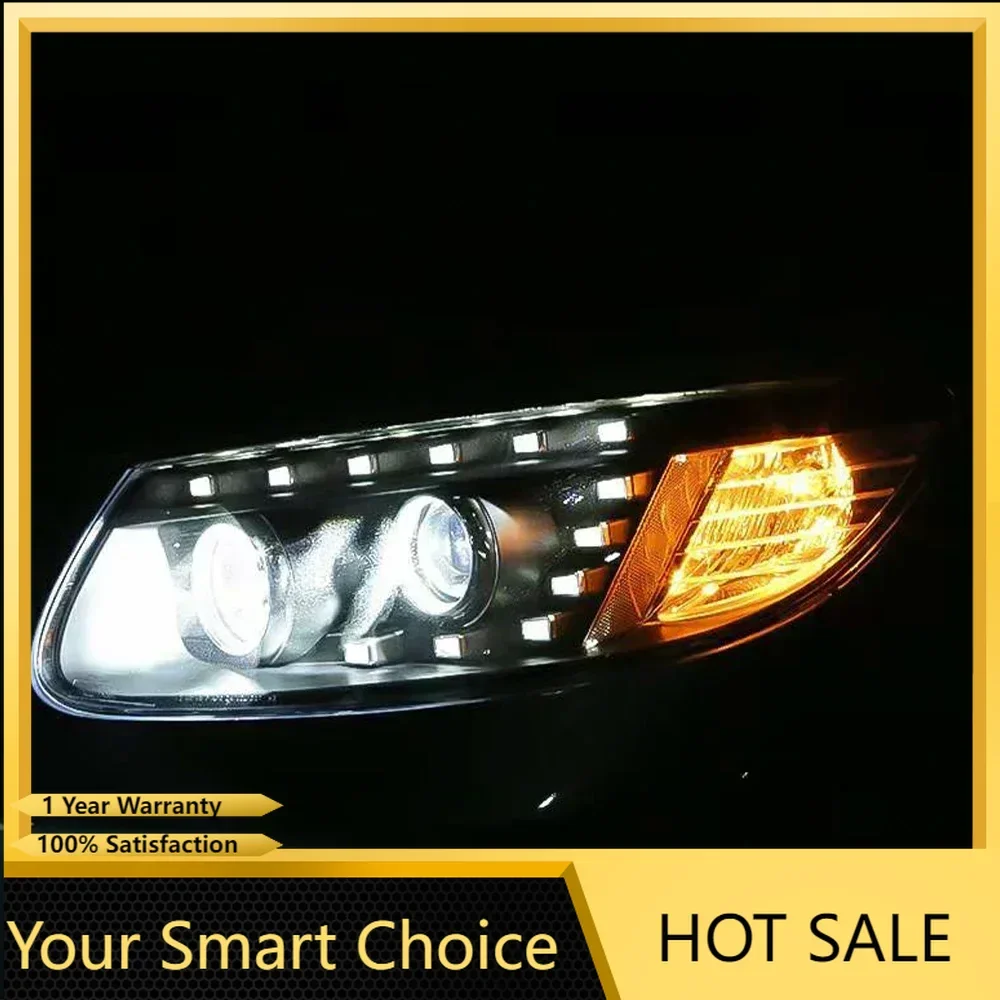 Upgraded Car Front Lamp For Hyundai Santa FE ix45 2006-2013 LED Auto Headlights Assembly High Quality Projector Lens Accessories